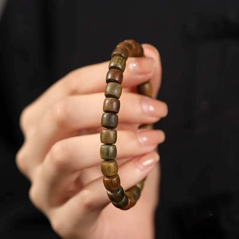Yuxin Green Sandalwood Bracelets Unisex-4
