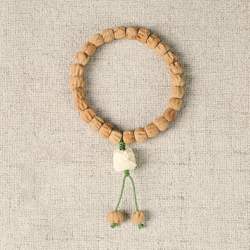 Yuxin Cacumen Platycladi Seeds Bracelets Unisex-3