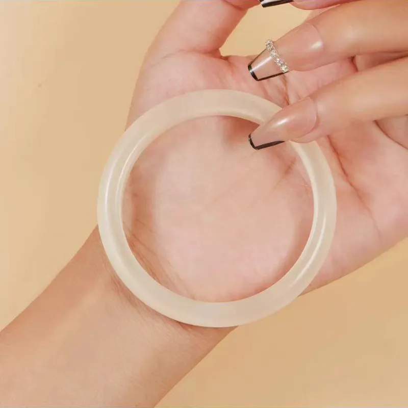 Yuxin Glass Cat Eye Jade Bangles Unisex-3
