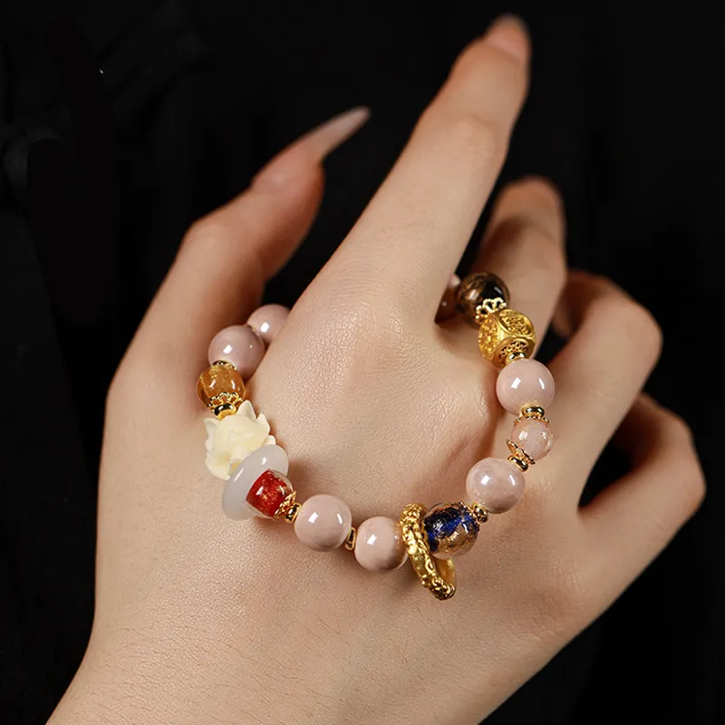 Yuxin Colored Glaze Bracelets Unisex-5