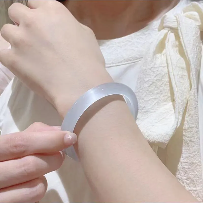 Yuxin Glass Cat Eye Bangles Unisex-3