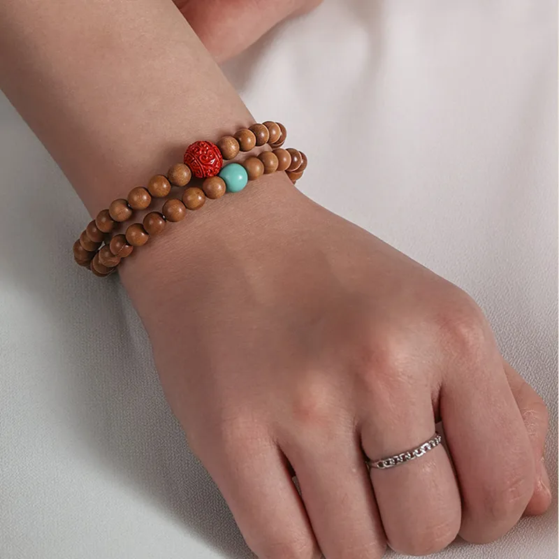 Yuxin Sandalwood Bracelets Unisex-6