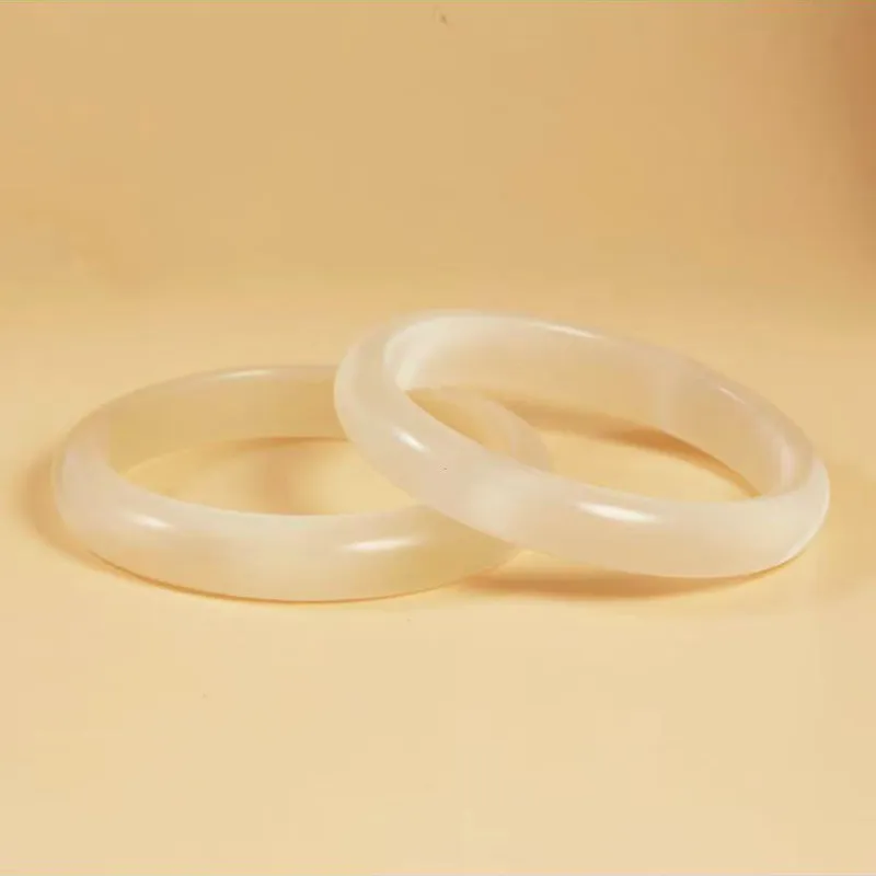 Yuxin Glass Cat Eye Jade Bangles Unisex-1
