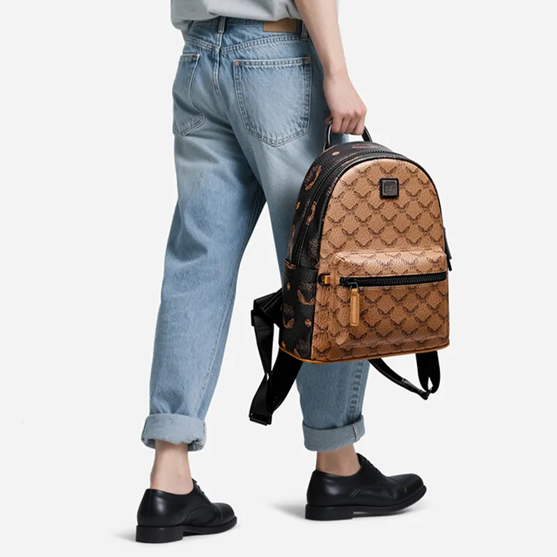 Pepsi PVC Backpack Unisex Cognac-1