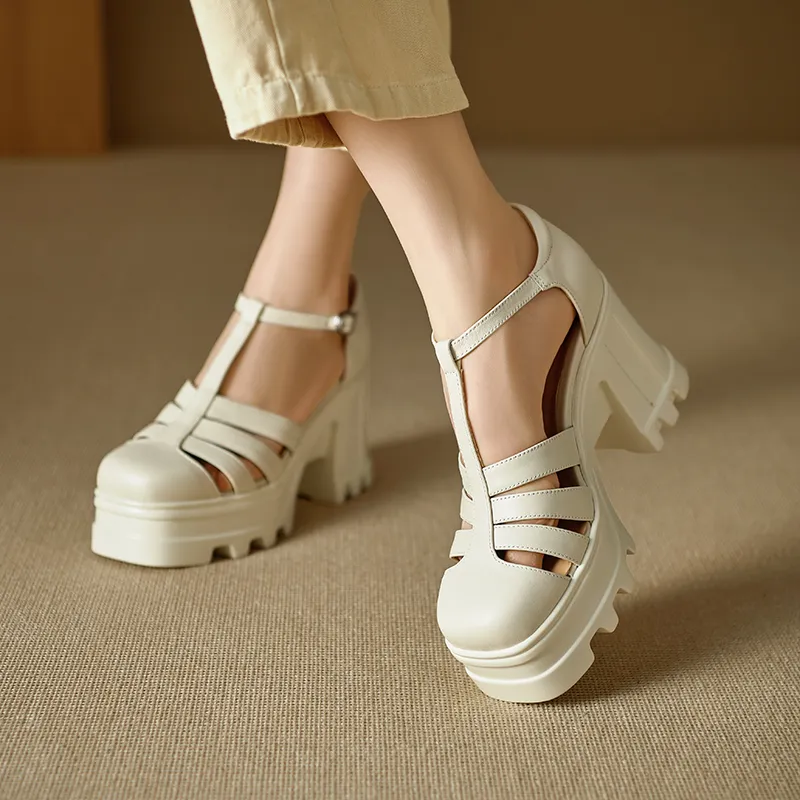YIKEFEI Roman Sandals Women's-8