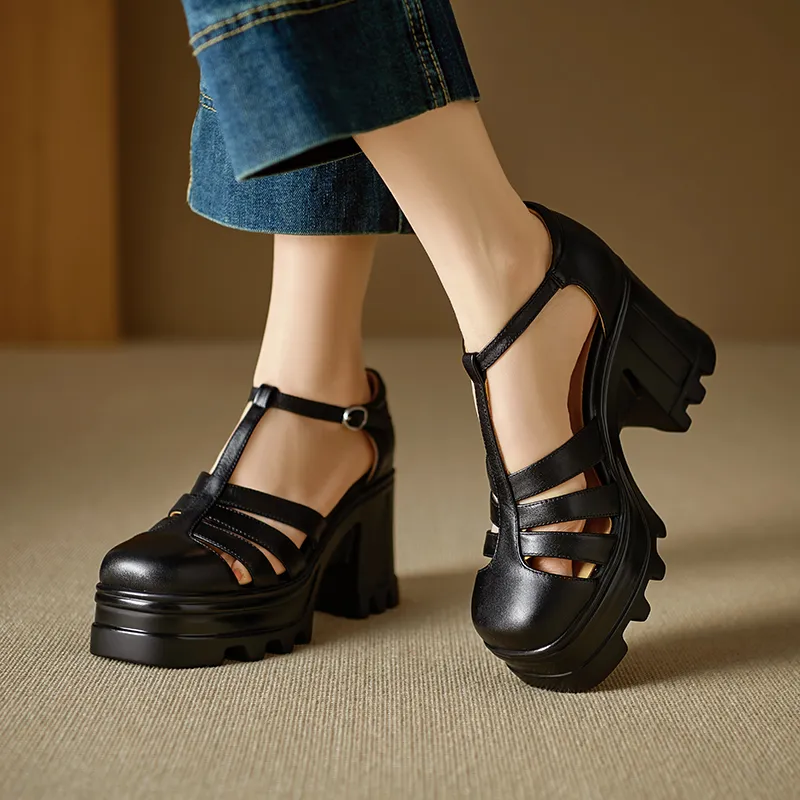 YIKEFEI Roman Sandals Women's-3