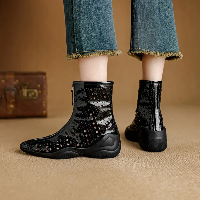 YIKEFEI Ankle Boots Women's-2