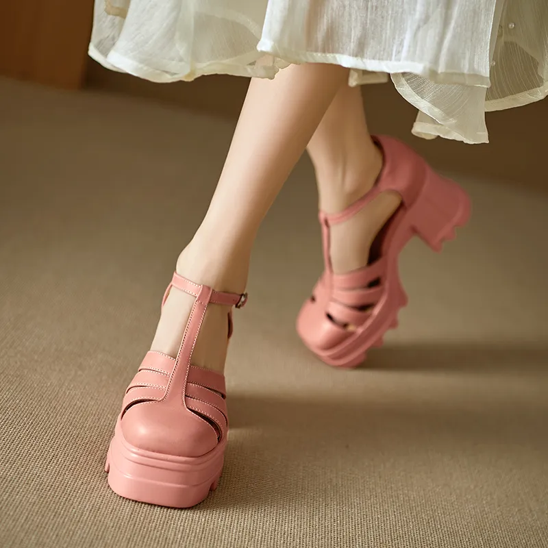 YIKEFEI Roman Sandals Women's-17