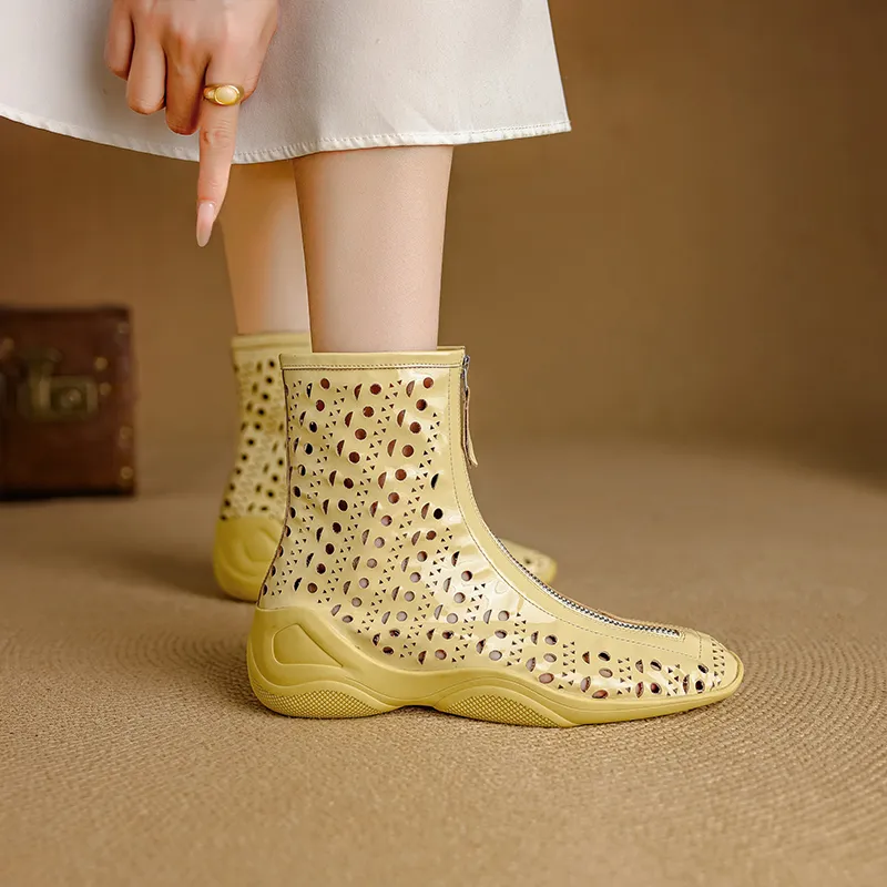 YIKEFEI Ankle Boots Women's-17