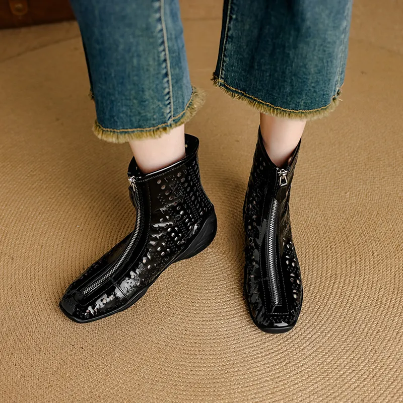 YIKEFEI Ankle Boots Women's-5