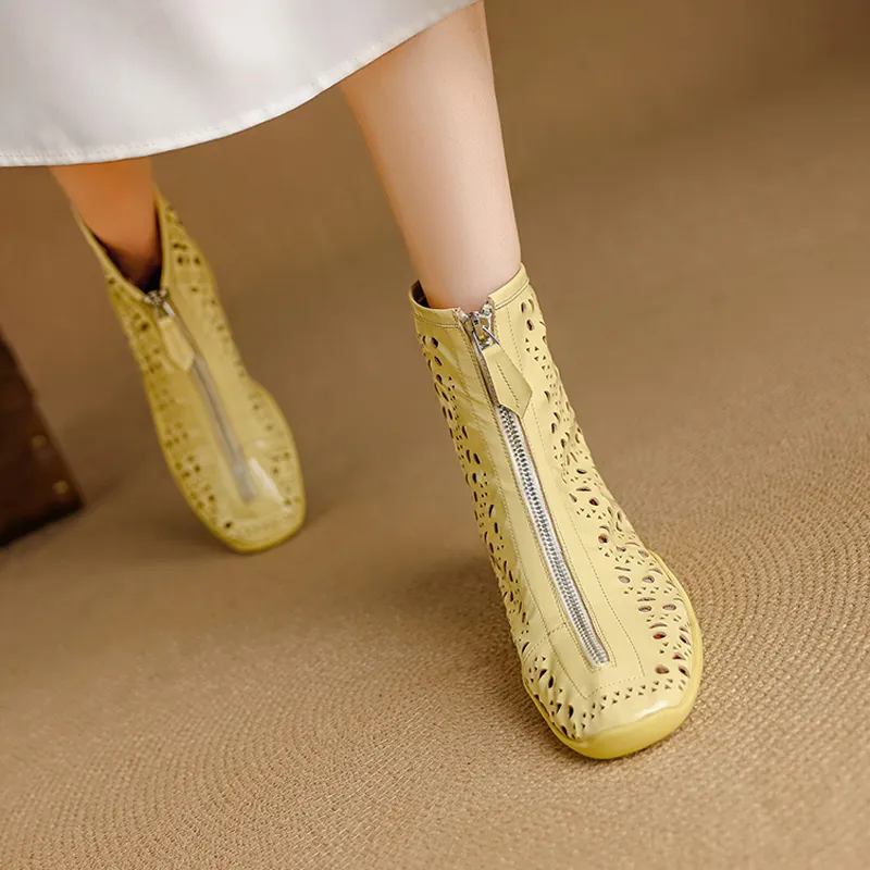YIKEFEI Ankle Boots Women's-15