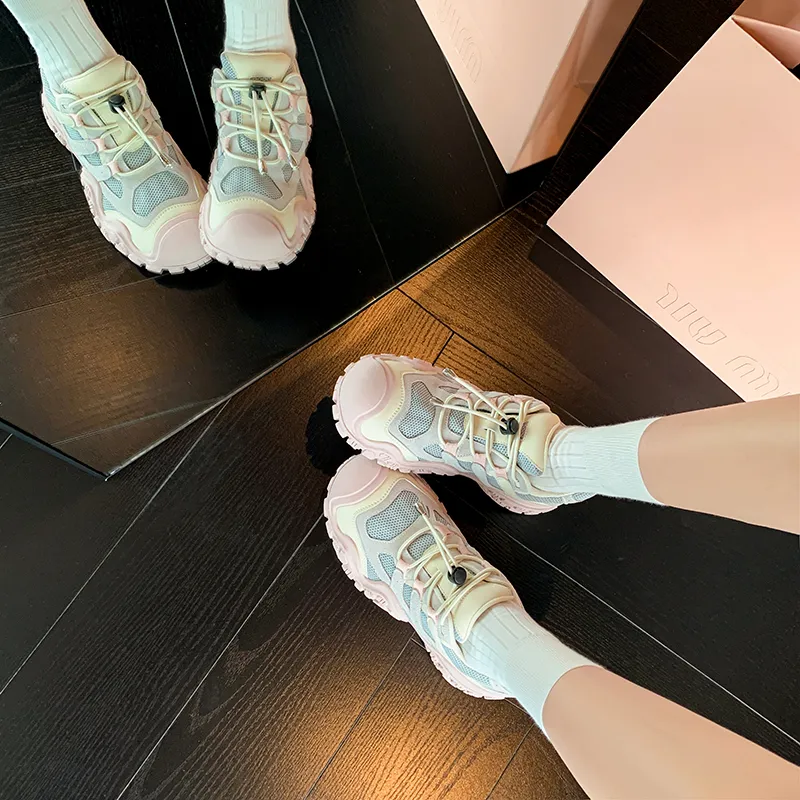 YIKEFEI Low-Top Chunky Sneakers Women's-7