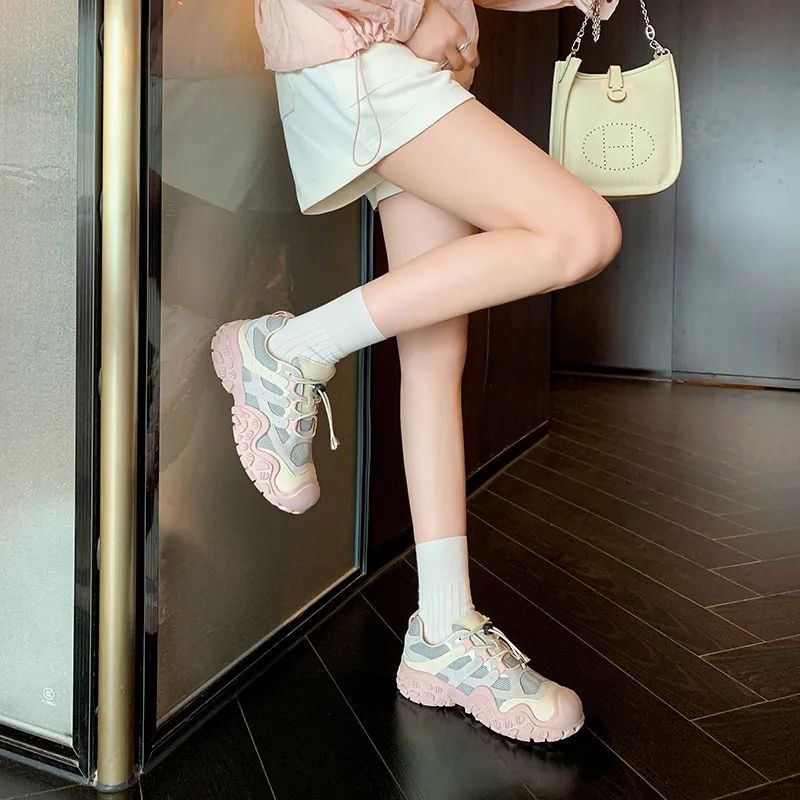 YIKEFEI Low-Top Chunky Sneakers Women's-8