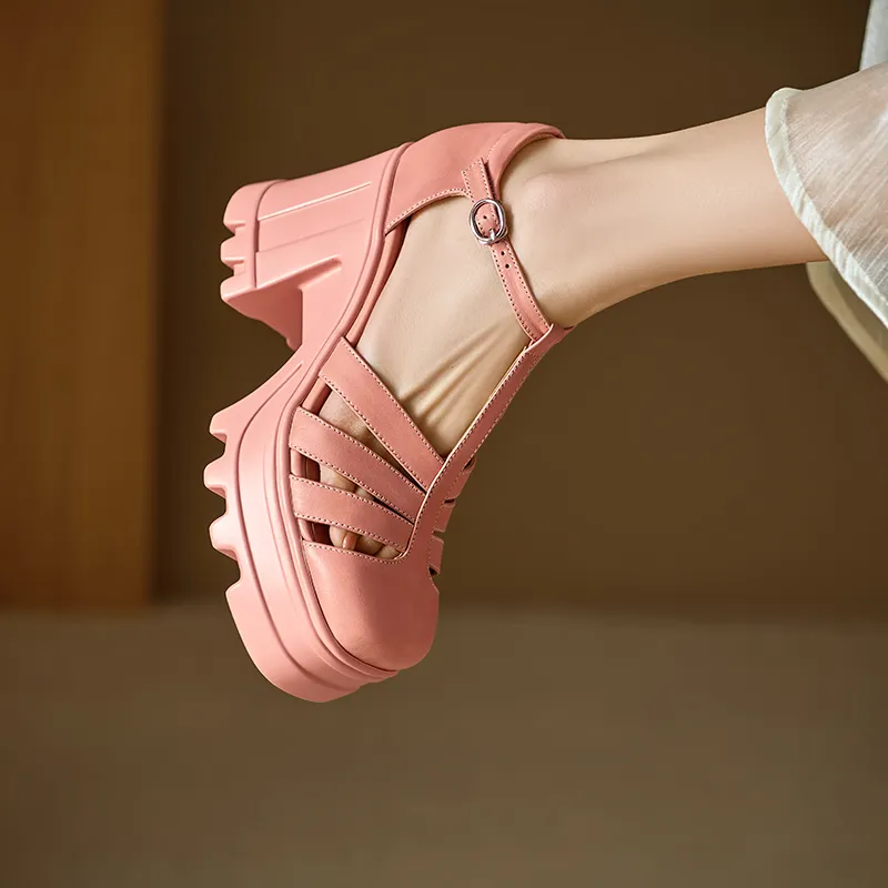 YIKEFEI Roman Sandals Women's-15