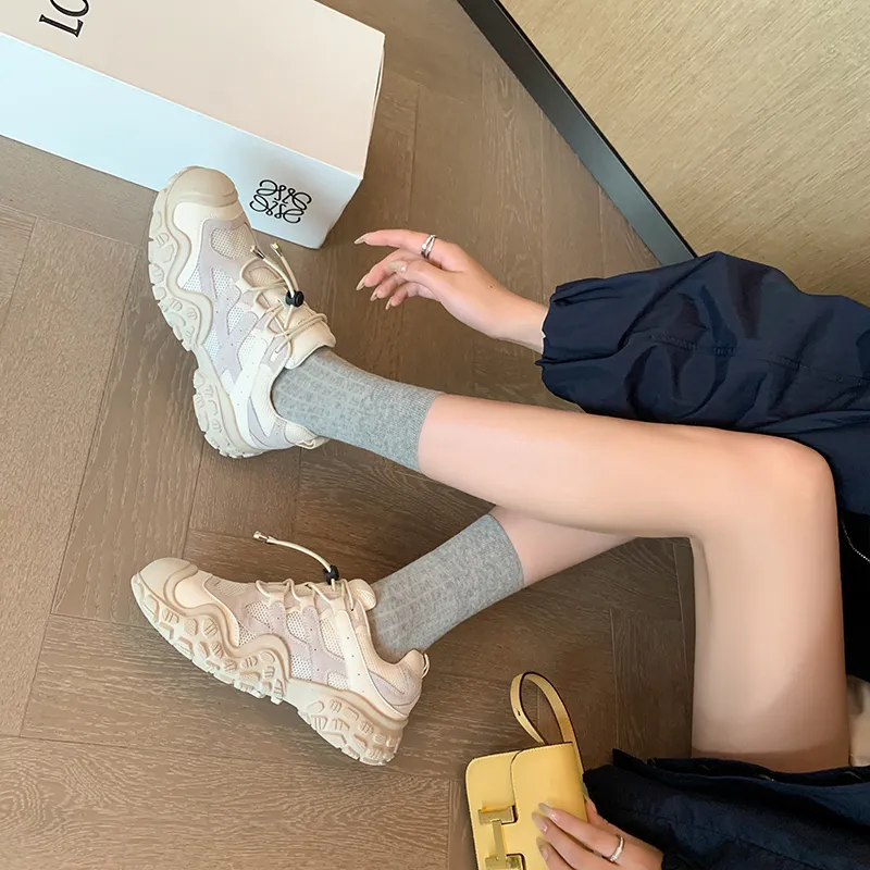YIKEFEI Low-Top Chunky Sneakers Women's-5