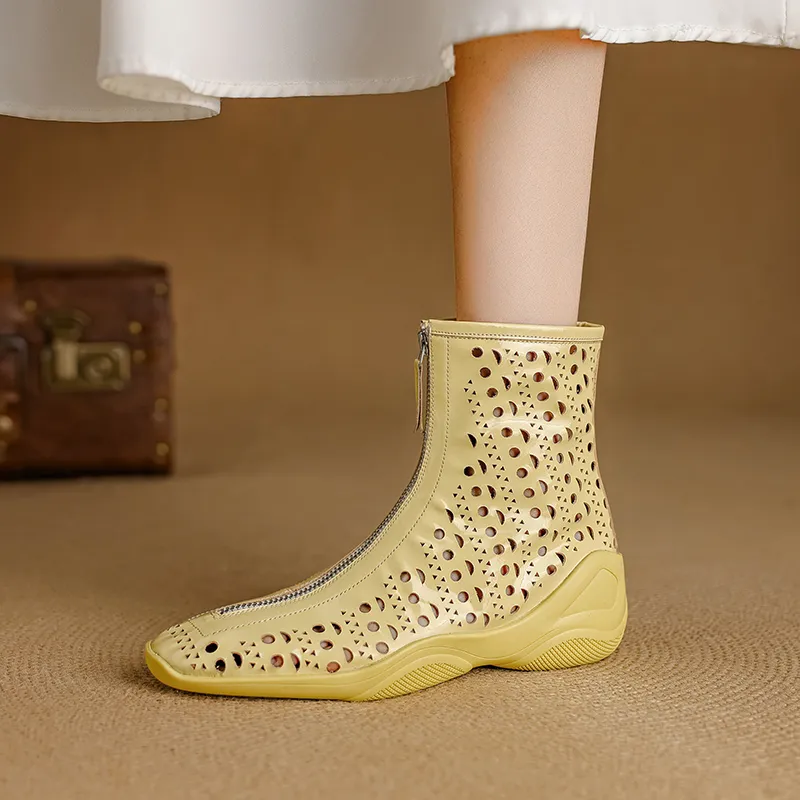 YIKEFEI Ankle Boots Women's-14