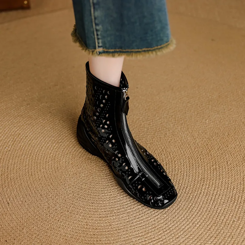 YIKEFEI Ankle Boots Women's-4