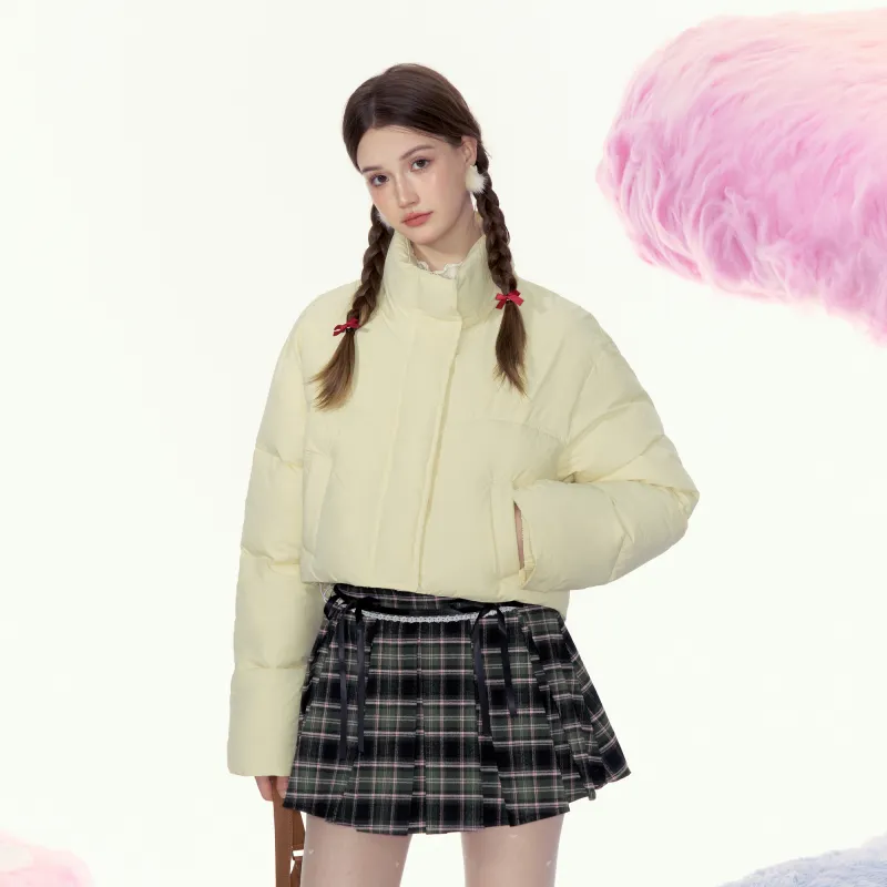 AYF Puffer Jacket Women's Yellow-2