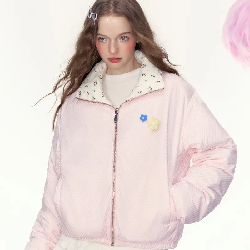 AYF Puffer Jackets Women's Pink-6