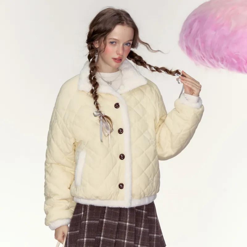 AYF Puffer Jacket Women's Yellow-5
