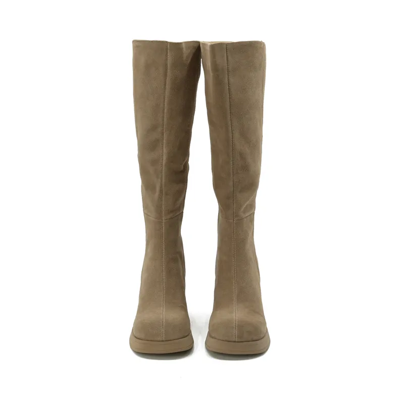 Little Sue Knee high Boots Women's Black/Milk Tea-9