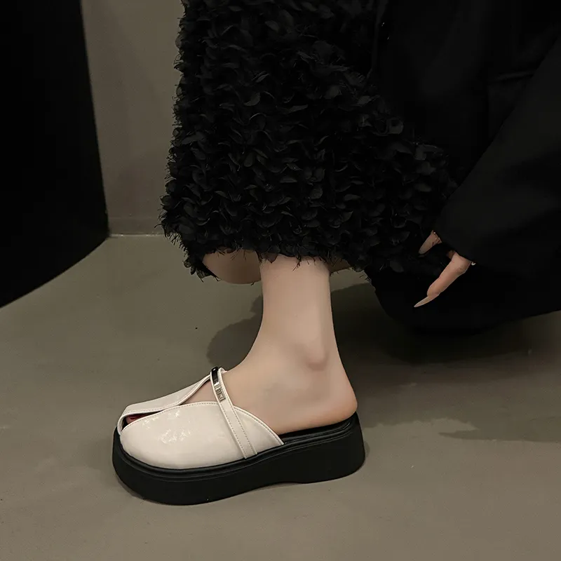 CHILI Quiet Abrasion Resistant Slip Resistant Closed Toe Slippers Women's-11