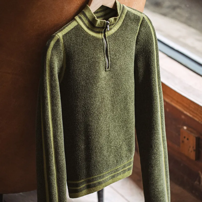 MADEN Sweater Women's Dark Green-4