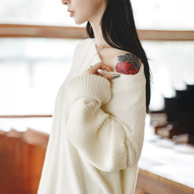 MADEN Sweaters Women's Ecru-1