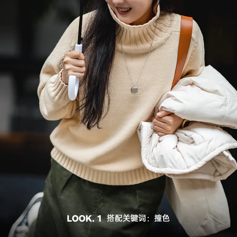 MADEN Sweaters Women's Ecru-3