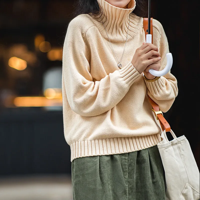 MADEN Sweaters Women's Ecru-5