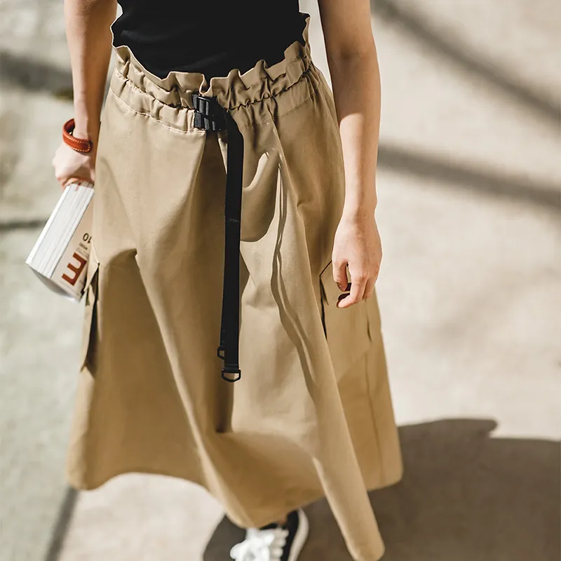 MADEN Casual Long Skirt Women's-3