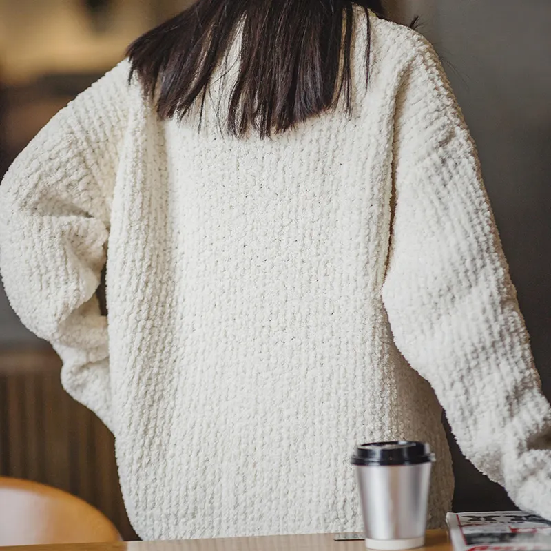 MADEN Sweaters Women's Ecru-6