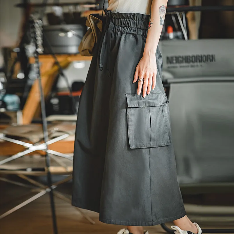 MADEN Casual Long Skirt Women's-6