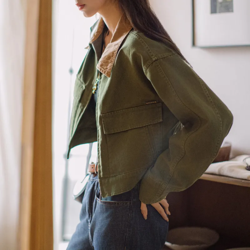 MADEN Jackets & Coats Women's Rime Green-4