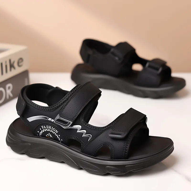 Sonno Beach Sandals Men Black/Jasper-2