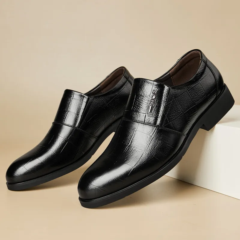 Sonno Men's Casual Shoes For Business Men's Black-4