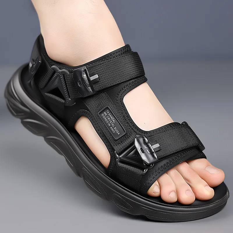 Sonno Beach Sandals Men Black/Brown-5