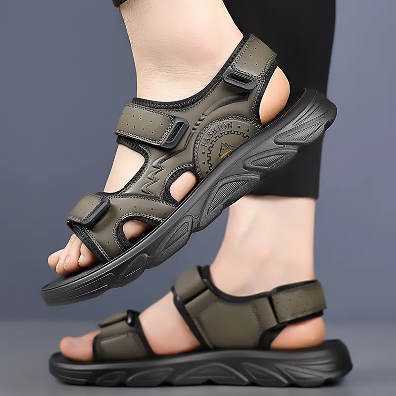 Sonno Beach Sandals Men Black/Jasper-11