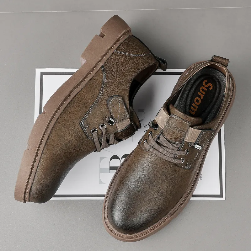 Sonno Men's Casual Shoes Men Low Top Black/Brown-9