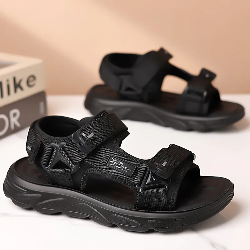 Sonno Beach Sandals Men Black/Brown-2