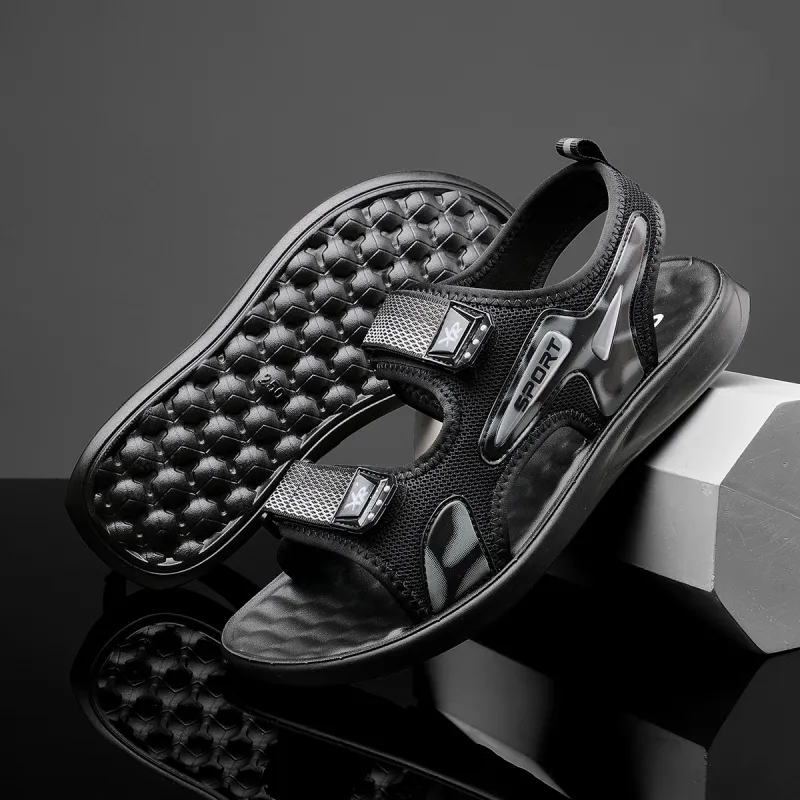 Sonno Beach Sandals Men's Black-4