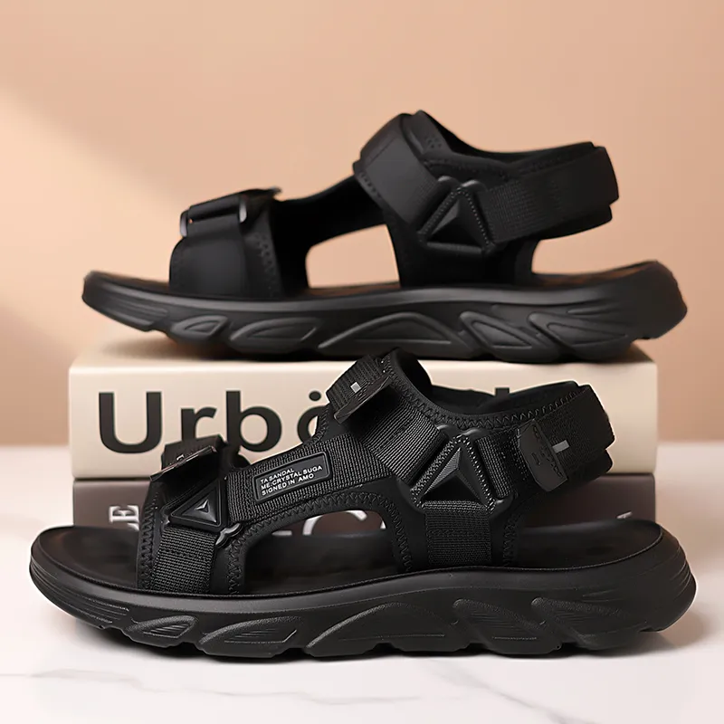 Sonno Beach Sandals Men Black/Brown-1