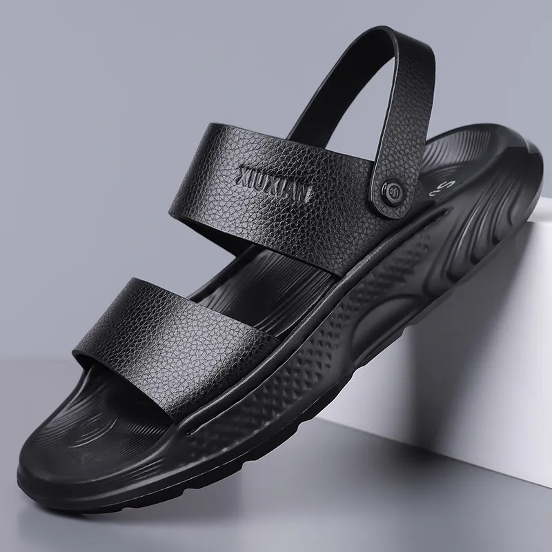 Sonno Beach Sandals Men Black/Brown-4