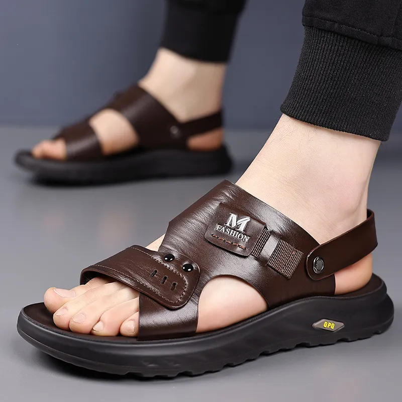 Sonno Beach Sandals Men Black/Brown-10