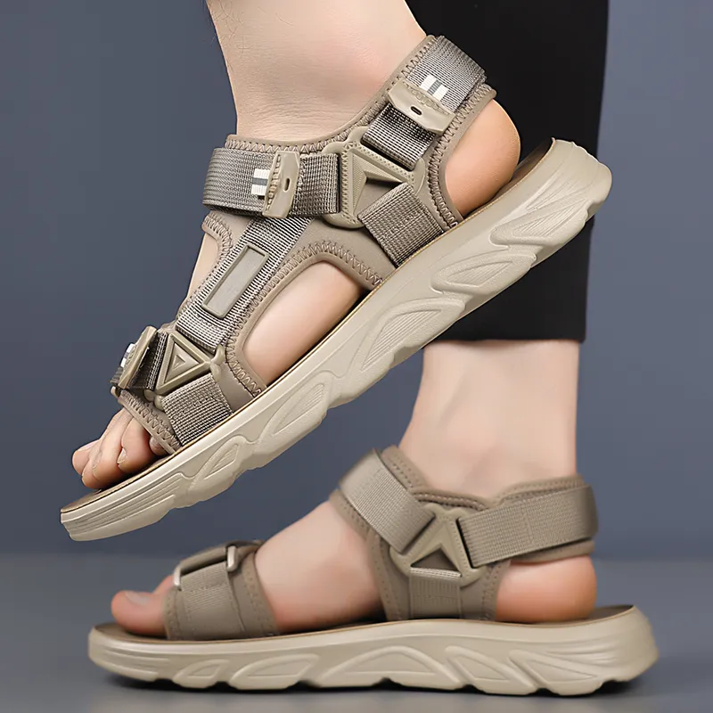 Sonno Beach Sandals Men Black/Brown-10