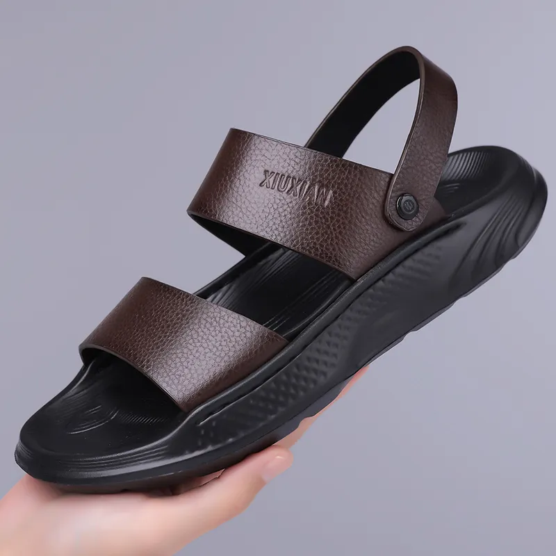 Sonno Beach Sandals Men Black/Brown-8