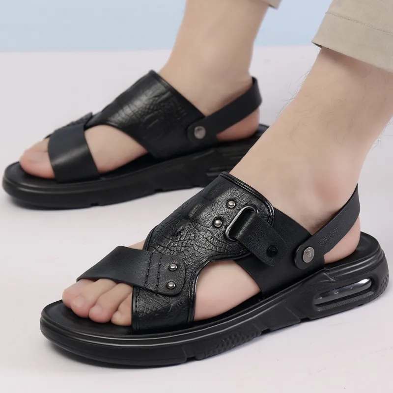 Sonno Beach Sandals Men Brown/Black-6