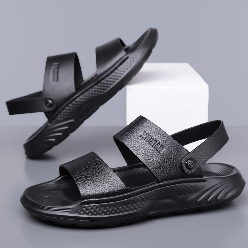 Sonno Beach Sandals Men Black/Brown-3