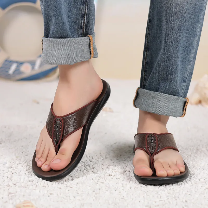 Sonno Abrasion Resistant Slip Resistant Quick Dry Flip Flops Men's-6