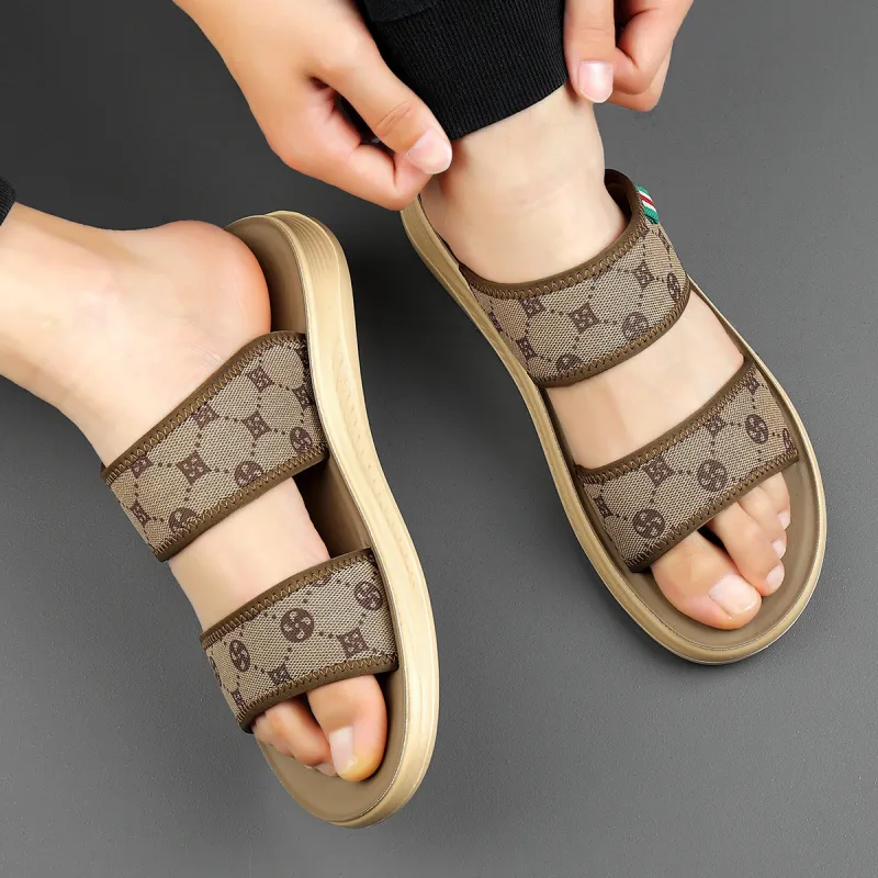 Sonno Slip Resistant Abrasion Resistant Slide Slippers Men's-3